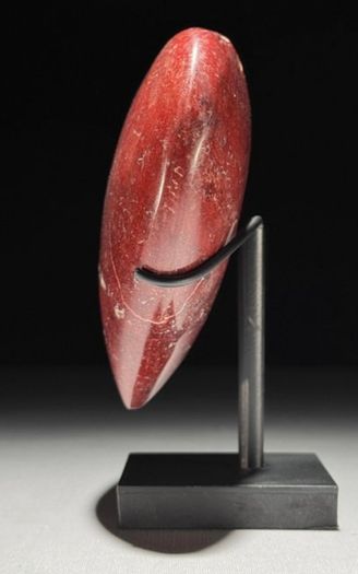 Polished Heart-Shaped Red Jasper Specimen - Natural Stone