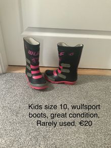 Wulfsport boots, size 10