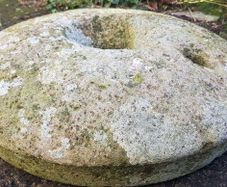 Antique stone Quern in Limestone.