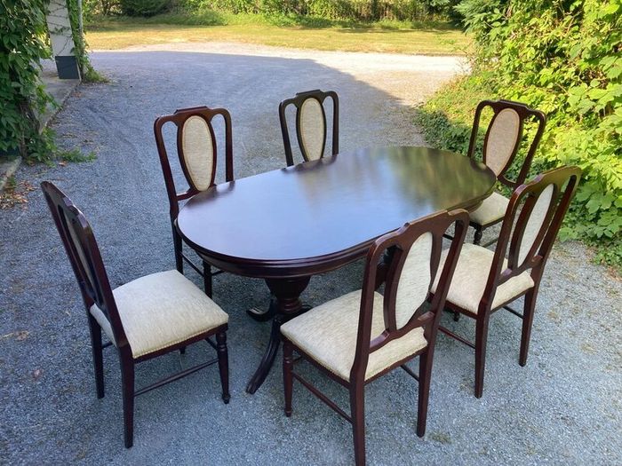 Extendible Dining Table and Chairs