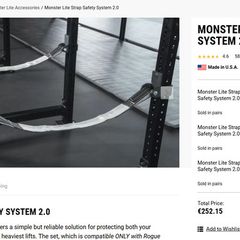 Rogue Monster Lite Safety Straps