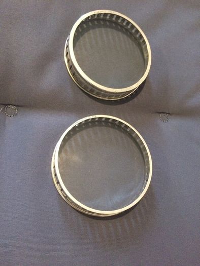 Sterling Silver Coasters