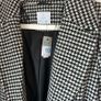 houndstooth long coat Image 5