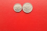 Irish 1994 5p and 1995 10p