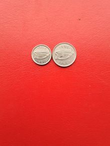 Irish 1994 5p and 1995 10p