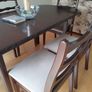 Mahogony Dining Table & Chairs Image 3