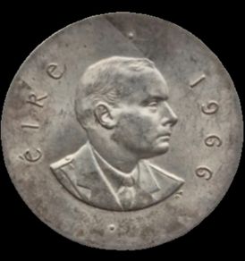 padraig Pearse 10 shilling coin