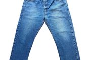 Levis 505 Regular Fit Jeans W36 L30 Blue Vintage Denim Straight Leg Red Tab