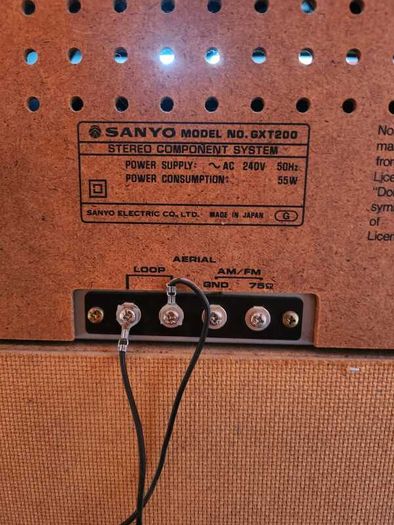 Sanyo GXT200 Music System