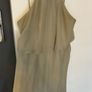 Long dress, Wedding, Debs, sage green. Fit 12-14 Image 9