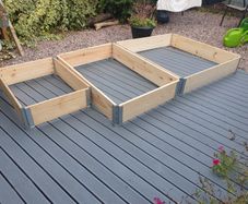 Raised bed collars in 2 sizes