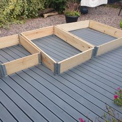 Raised bed collars in 2 sizes
