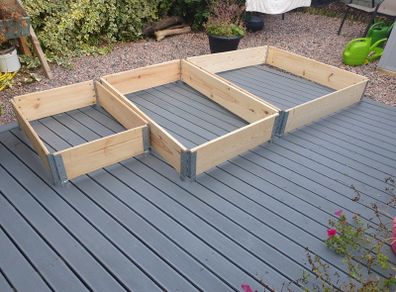 Raised bed collars in 2 sizes