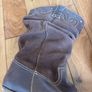 New York vintage cowboy boot tan suede .  Size 6 Image 2