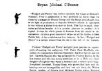 Promotional Leaflet For Play 'fledged And Flown' By Bryan Michael O'connor