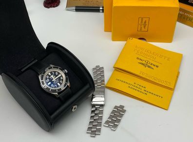Breitling Super Ocean II Abyss A17364 Automatic Chronometer Full Set  Extra Bracelet