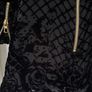 Balmain x H&M Black Velvet Sheer Mini Dress EU 34 Image 4