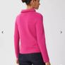 Hobbs London Pink Audrey Jumper Wool Cashmere Roll Neck Sweater Image 3
