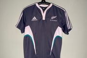 New Zealand All Blacks Rugby Adidas Climacool Grey Training Jersey Shirt 2010 Large