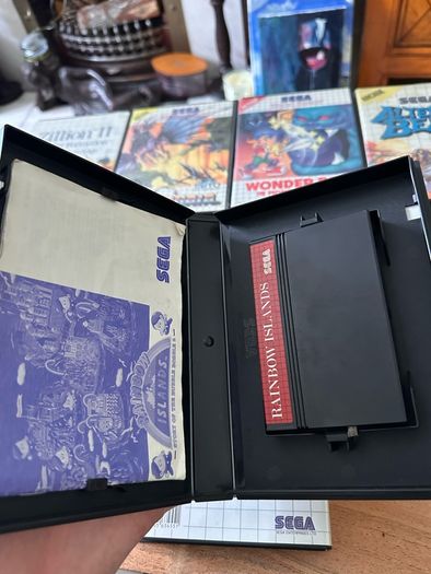 Sega Master System console and games Sonic