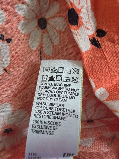 girls orange/coral dress
