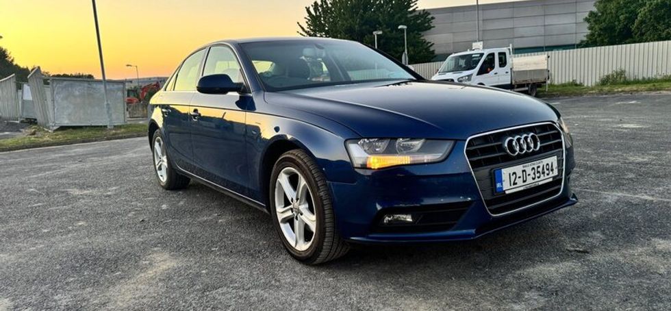 Audi A4 Blue Saloon