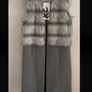 gilet Bnwt size 10 Ella boo grey sleeveless coat with fake fur contrast Image 7