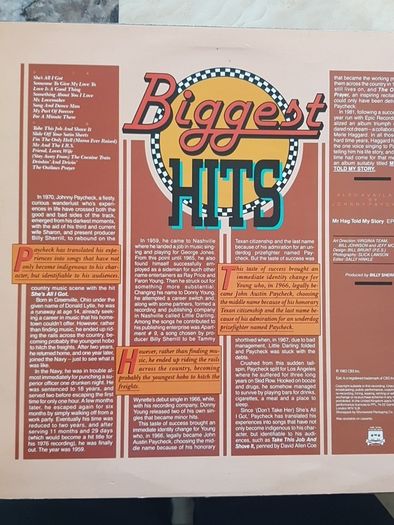 Johnny Paycheck LP