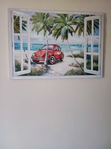 VW beetle car painting