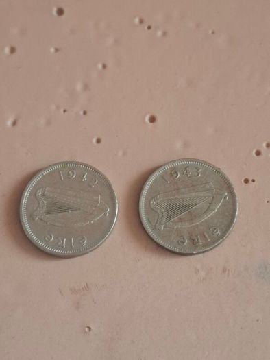 1942-43 irish threepence