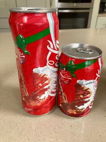 Coca Cola Christmas Cans year 1993