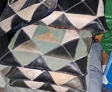5 Leather Cushions