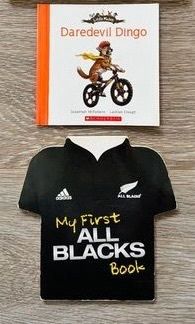 Australia/New Zealand Children's Books - Children's Book Bundle - My First All Blacks Book & Daredevil Dingo
