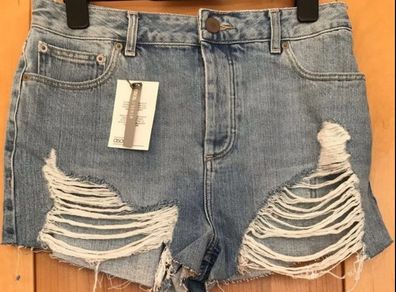 BNWT Ladies Distressed Denim Shorts by ASOS