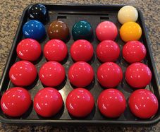 snooker balls
