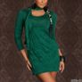 mini dress top tunic with matching scarf size fits uk 6 8 10 Image 3