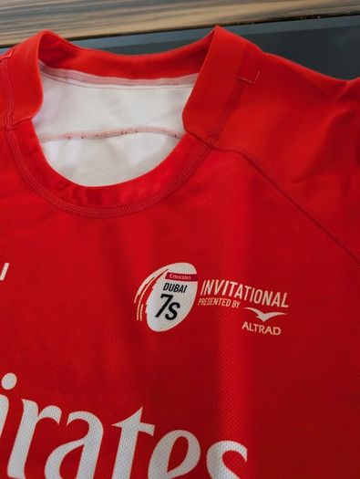 Pro / test version of the Dubai 7s invitational rugby jersey adult l or xl