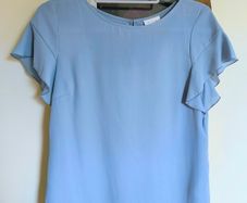 Powder blue blouse