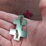 Two Vintage Masonic Knights Templar Badges Image 4