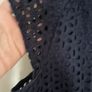 Navy embroidery anglaise Top Image 3