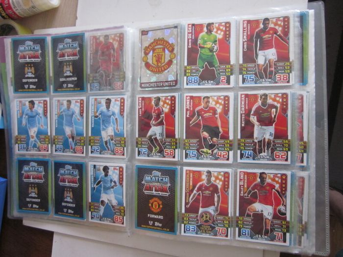 Topps Match Attax Premier League 2015/16 Season Incomplete Collector Binder