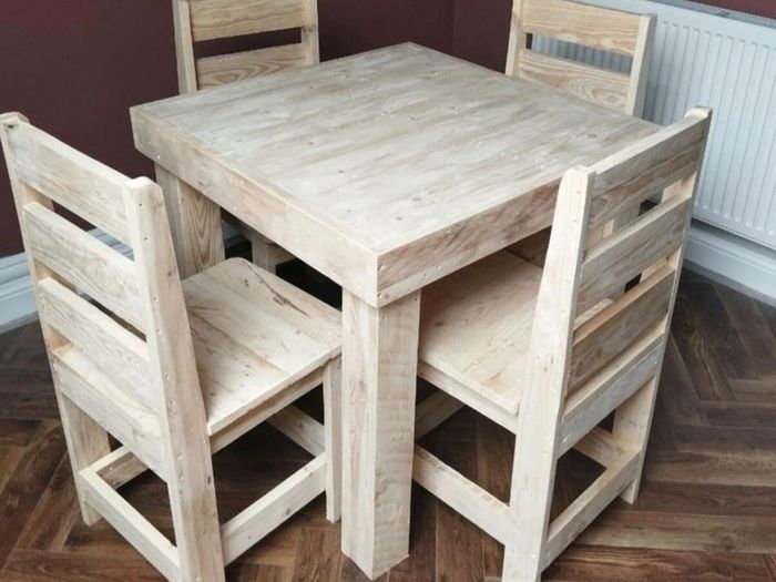 Handmade rustic table