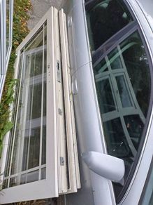 PVC French doors- Cream Colour