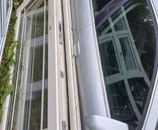 PVC French doors- Cream Colour