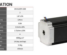 34 Open Loop Stepper Motor Driver Kit 12N.m 6.0A DM860S 2.4A-7.2A for 3D printer CNC Engraving Milling Machine