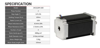 34 Open Loop Stepper Motor Driver Kit 12N.m 6.0A DM860S 2.4A-7.2A for 3D printer CNC Engraving Milling Machine