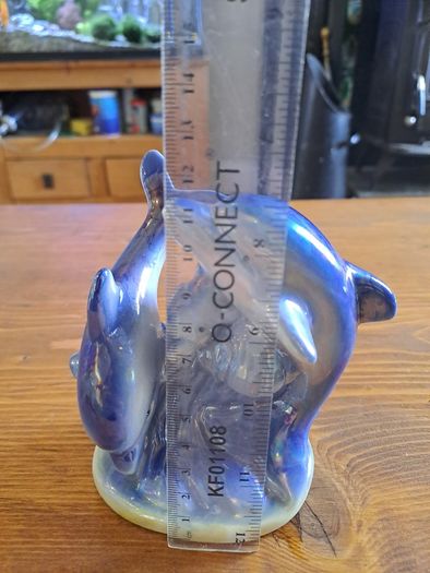 Vintage 3 dolphins ornament