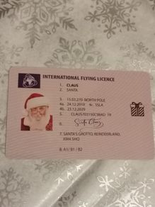 Santa flying licences