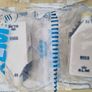 Collection of 7 porcelain miniature KLM Delft Blue houses Image 5
