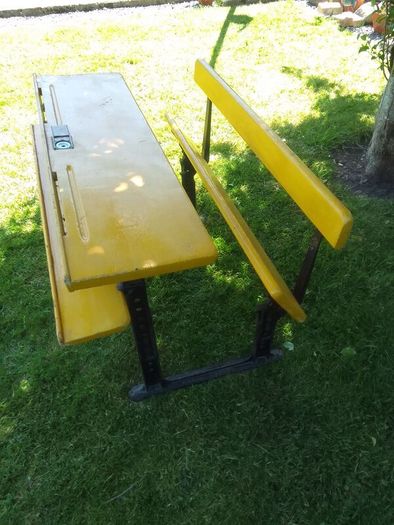 old school desk
